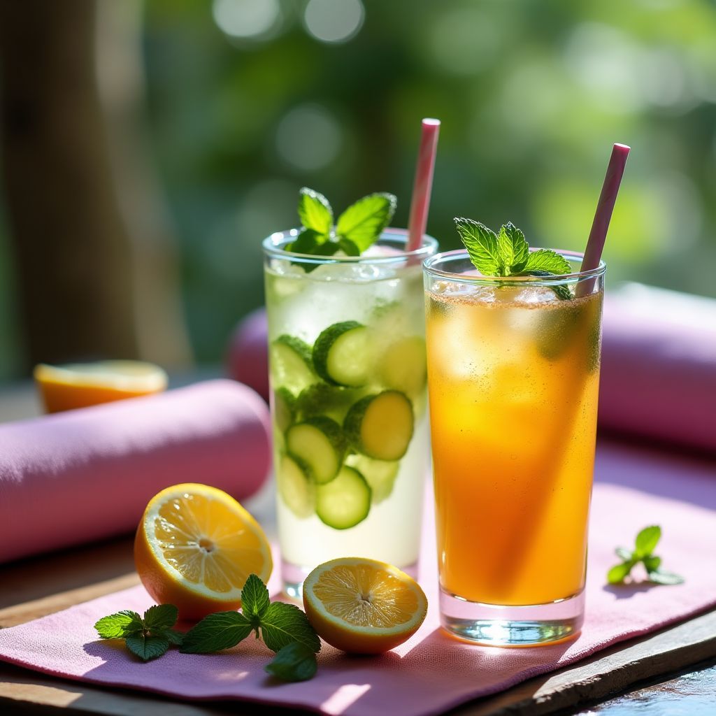 Wellness Retreat Detox Drinks