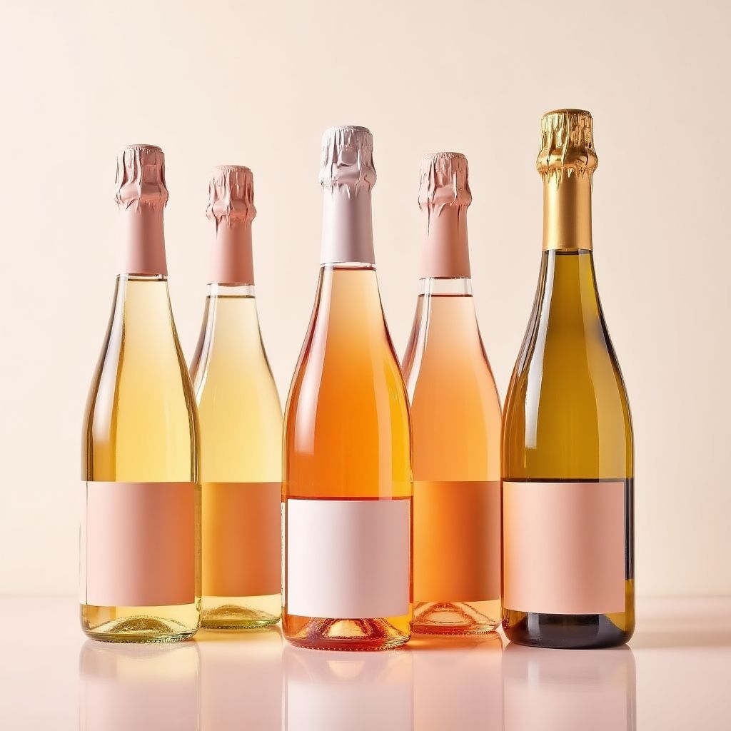 Australian sparkling beverages in bottles